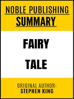 cover image of Fairy Tale by Stephen King